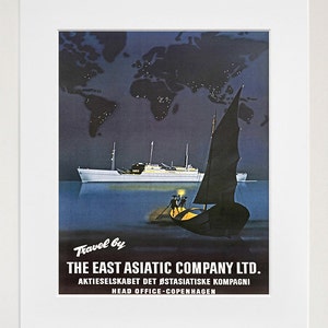 Cruise Ship Print Travel Travel Poster Art (ZT301)a