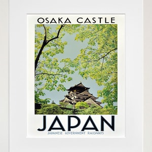 Japanese Art Vintage Travel Poster Print Home Japan Wall Decor (XR268)