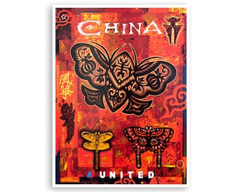 China Travel Poster Vintage Chinese Wall Art (XR3953)