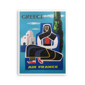 Greece Wall Art Travel Poster Print Home Wall Greek Decor (XR3102)