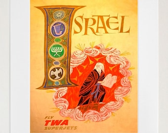 Israel Vintage Art Travel Poster Print Home Wall Decor (XR1371)