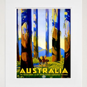 Australia Travel Poster Home Decor Australian Wall Art Print (ZT541)
