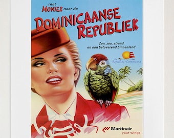 Travel Art Dominican Republic Print Poster Vintage Home Decor (XR99)