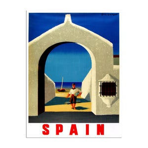 Spain Art Print Spanish Travel Poster Home Decor (ZT342)