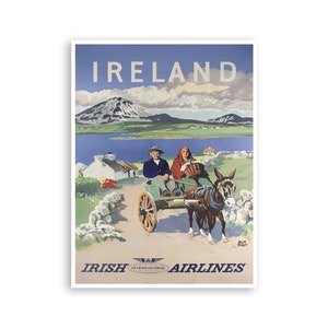 Ireland Wall Art Travel Poster Irish Print (XR3075)