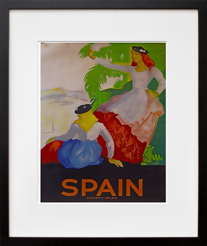 Spain Art Print Travel Spanish Home Decor Poster XR119 Etsy