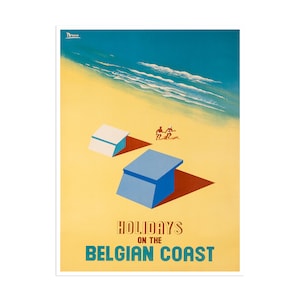 Belgium Coast Art Print Travel Home Decor Poster (XR2461)