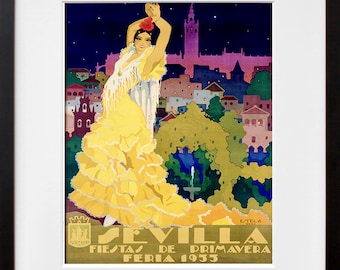 Spanien Travel Art Print Poster Spanisch Vintage Home Decor (XR93)