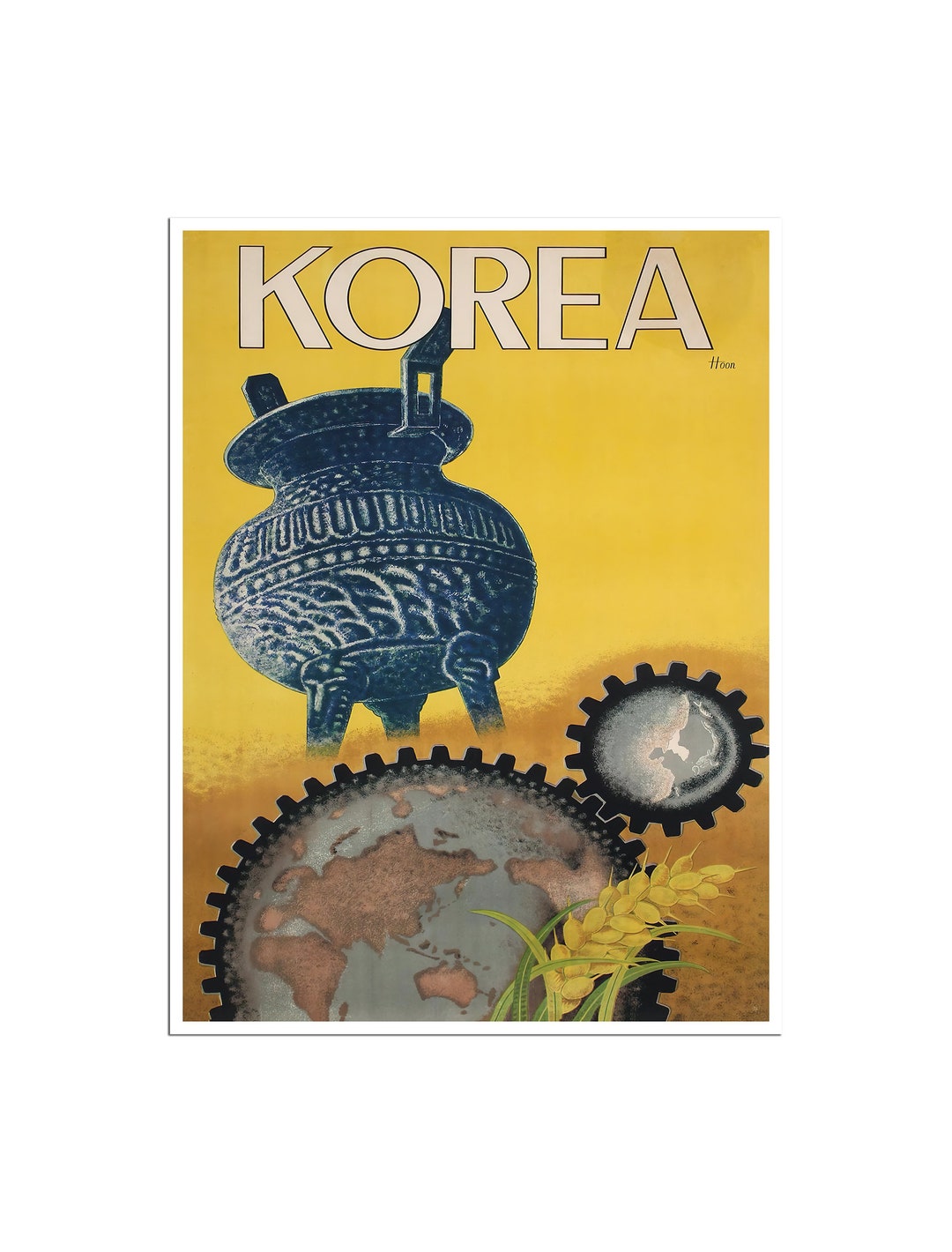 Korea Travel Poster Seoul Art Korean Print (xr4736)a - Etsy
