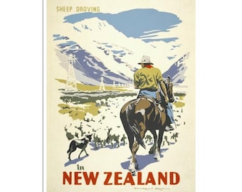 New Zealand Art Poster Print Home Decor (XR163)