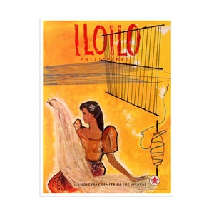 Philippines Travel Poster Iloilo Art Print Home Decor (XR1910)