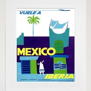 Mexico Travel Poster Mexican Wall Art Print Home Decor (ZT615)