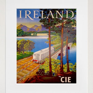 Art Ireland Travel Print Irish Vintage Poster (TR154)