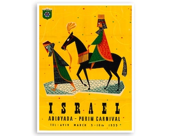 Israel Wall Art Travel Print Poster Vintage Home Decor (XR3533)