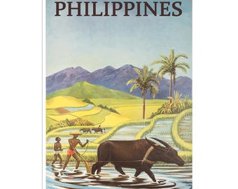Affiche Philippines, impression d'art de voyage, décoration d'intérieur (XR3717)