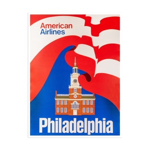 Philadelphia Art Print Travel Poster Retro Home Decor (XR1819)