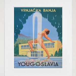 Yugoslavia Art Vintage Travel Poster Print Home Wall Decor (XR280)