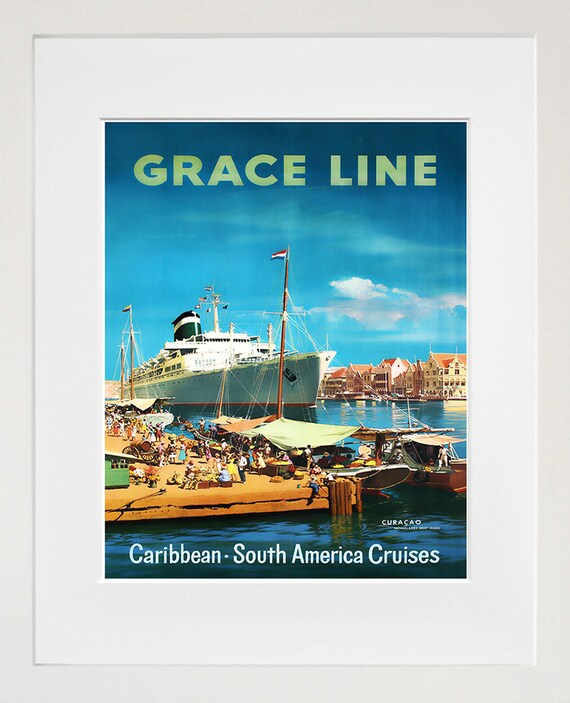 XR2919 Caribbean Wall Art Retro Poster Home Decor Print