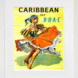 Caribbean Art Print Travel Poster Home Decor ZT305 image 2