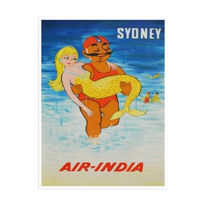 Sydney Australia Art Vintage Travel Poster Print Home Wall Decor (XR2712)