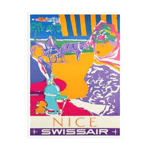 Nice France Art Poster Travel Print Vintage French Home Decor (XR2646)