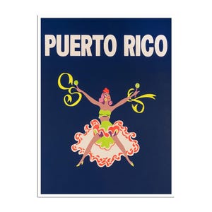 Puerto Rico Art Travel Poster Home Decor Wall Print (XR1883)