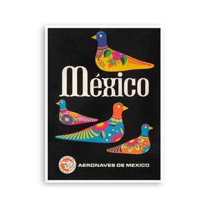 Poster Mexico Art Print Vintage Travel Home Decor (XR3963)