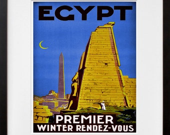 Ägypten Kunst Reise Poster Ägyptischer Druck Wohnkultur (ZT359)
