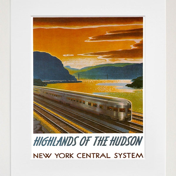 Train Decor Locomotive Art Travel Poster Retro Print (XR156)