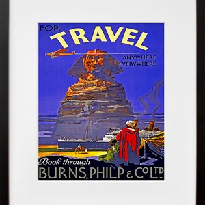 Egypt Art Print Travel Poster Egyptian Home Decor (ZT257)