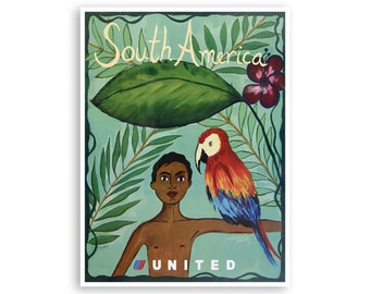 Zuid-Amerika Poster Art Travel Print Home Wall Decor (XR4025)
