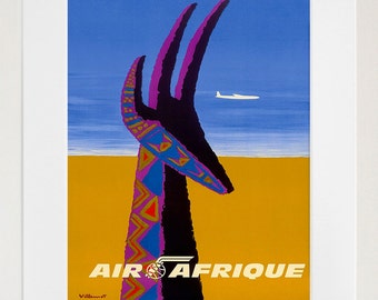 Africa Travel Poster African Vintage Art Print (TR142)