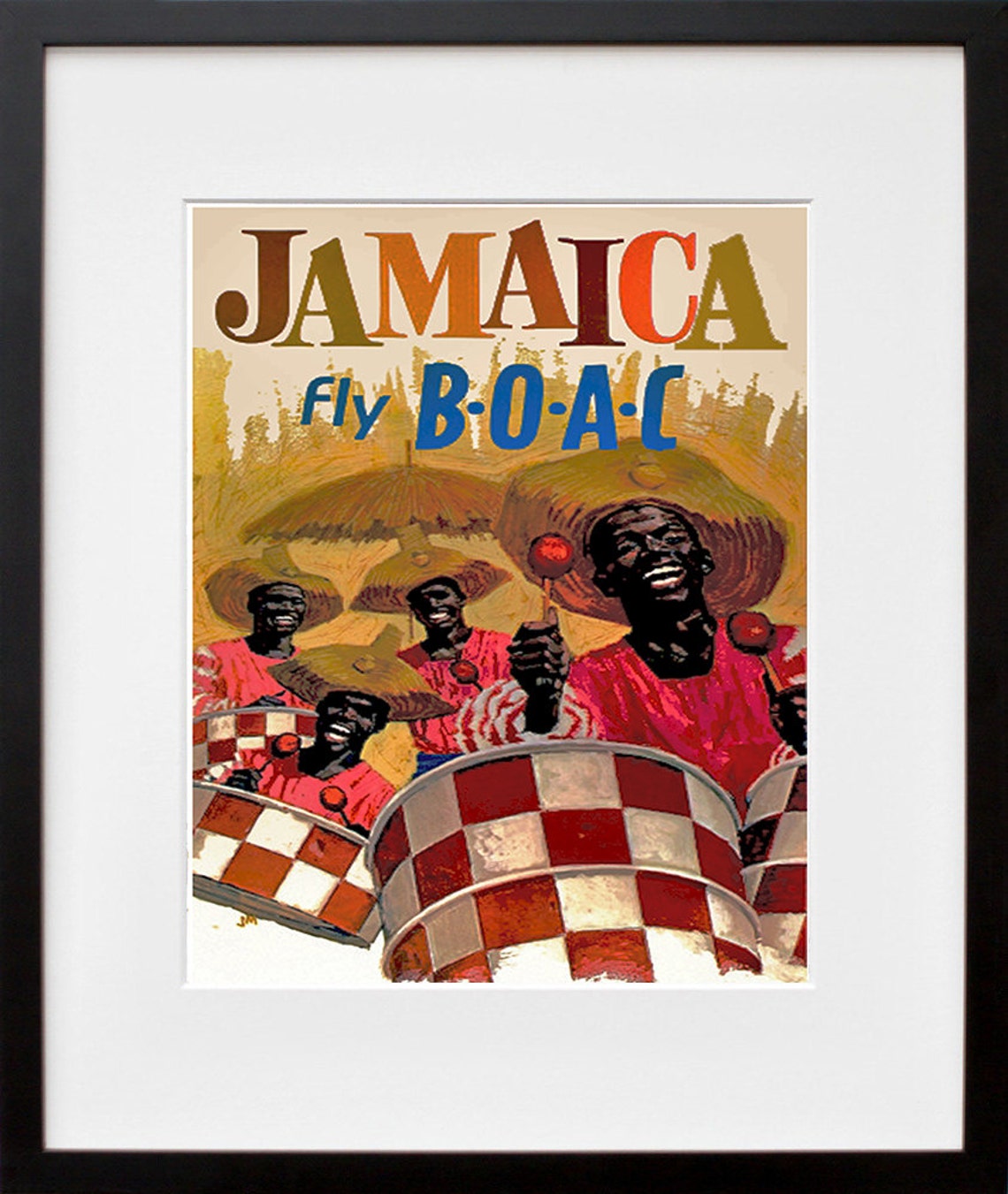 Jamaica Travel Poster Jamaican Art Print Home Decor ZT396 Etsy