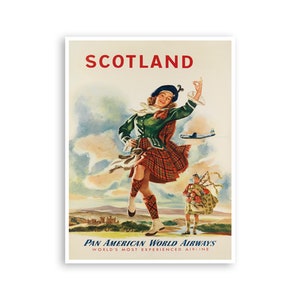 Scotland Art Travel Poster Print Scottish Home Decor (XR3155)