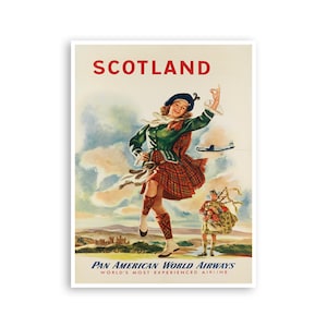 Scotland Art Travel Poster Print Scottish Home Decor (XR3155)