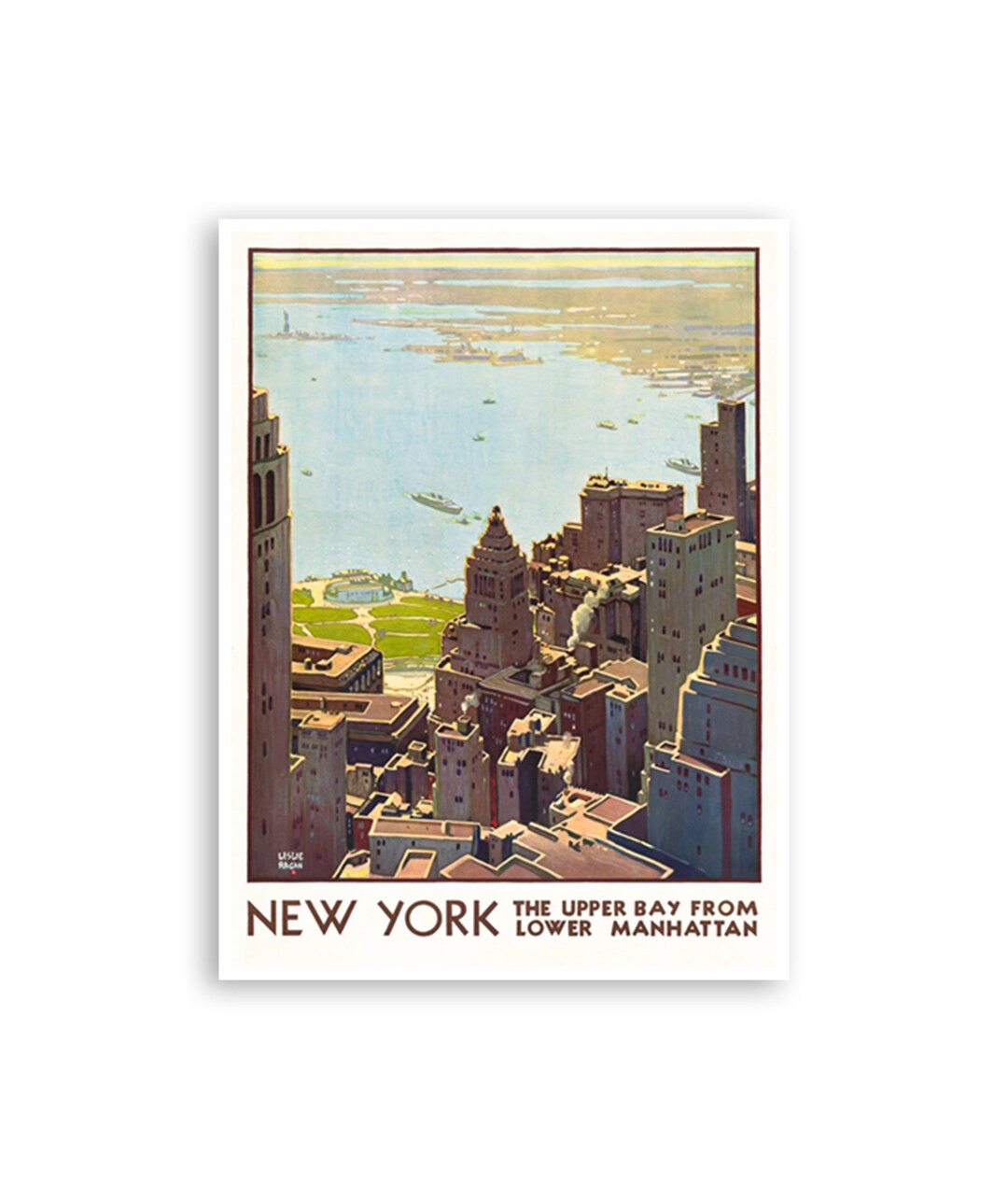 New York Travel Art Print Vintage Home Decor Poster (ZT137) - Etsy