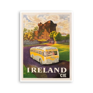 Ireland Travel Poster Irish Decor Wall Art Print (XR2802)