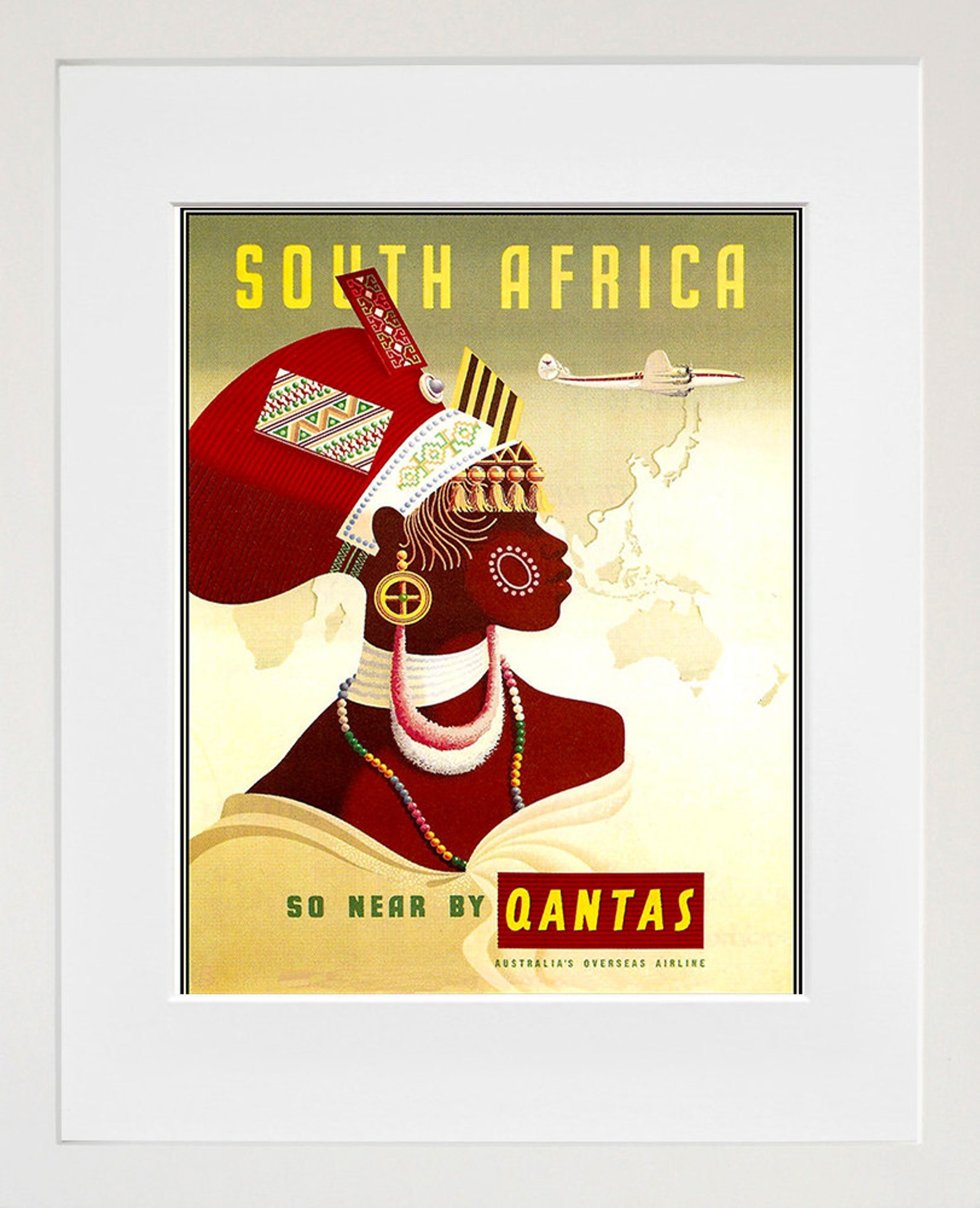 South Africa Travel Poster African Wall Art Print Home Decor Etsy