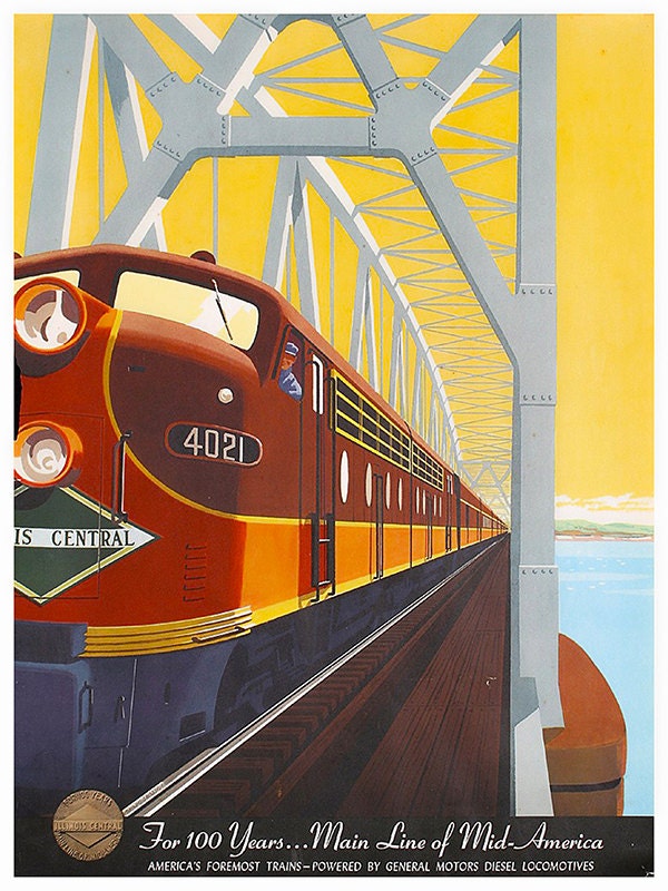 Affiche Vintage Train Martigny Orsières – Poster 42x60 Cm HQ