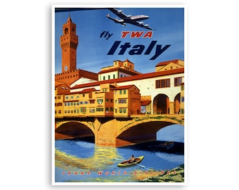 Italian Poster Wall Art Italy Travel Print (TR62)