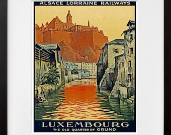 Luxemburg Reise Poster (TR51)