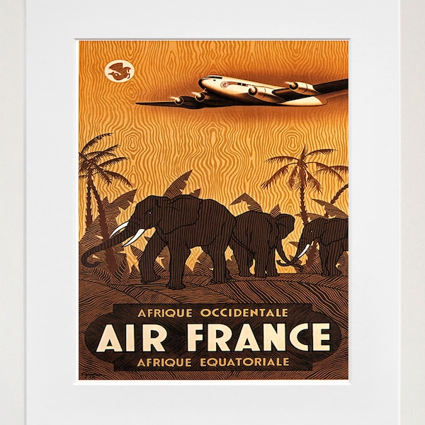 Travel Poster Africa Art Print (ZT8)