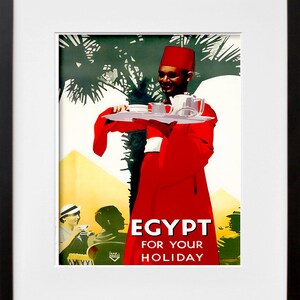 Egypt Art Travel Poster Egyptian Print Home Decor (ZT371)
