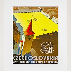 Art Czechoslovakia Poster Gift Travel Print Vintage Home Decor (ZT114)