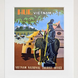 Vietnam Art Sign Wall Decor Travel Poster Print (XR392)