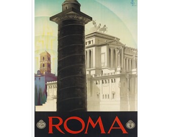 Rome Travel Art Italian Poster Italy Print (XR2167)a