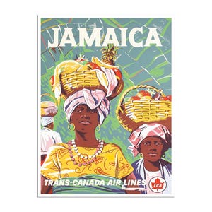 Travel Poster Jamaica Gift Vintage Art Print (XR1008)