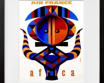 African Travel Poster Africa Art Home Decor Print (TR89)