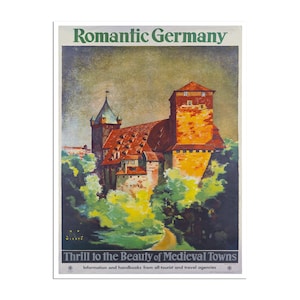 Germany Print German Travel Poster Art (XR72)a