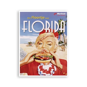 Florida Travel Poster Art Wall Decor Retro Print  (XR3017)